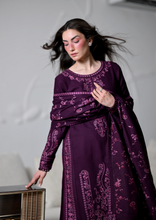 Load image into Gallery viewer, ZAIB |  LUXURY KARANDI | DEEP PLUM