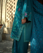 Load image into Gallery viewer, MUSHQ | BLOOM LINEN 26 | AZURE COURTYARD