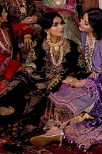 Load image into Gallery viewer, SANA SAFINAZ | WINTER LUXURY | BLACK AND GOLD