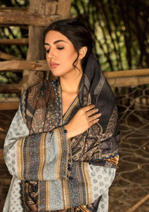 SOBIA NAZIR | WINTER SHAWL 2021 | DESIGN 7B
