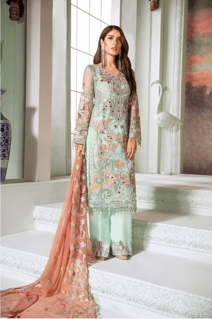 MARYUM N MARIA | MASHQ | HAZLE PINE UNSTITCHED